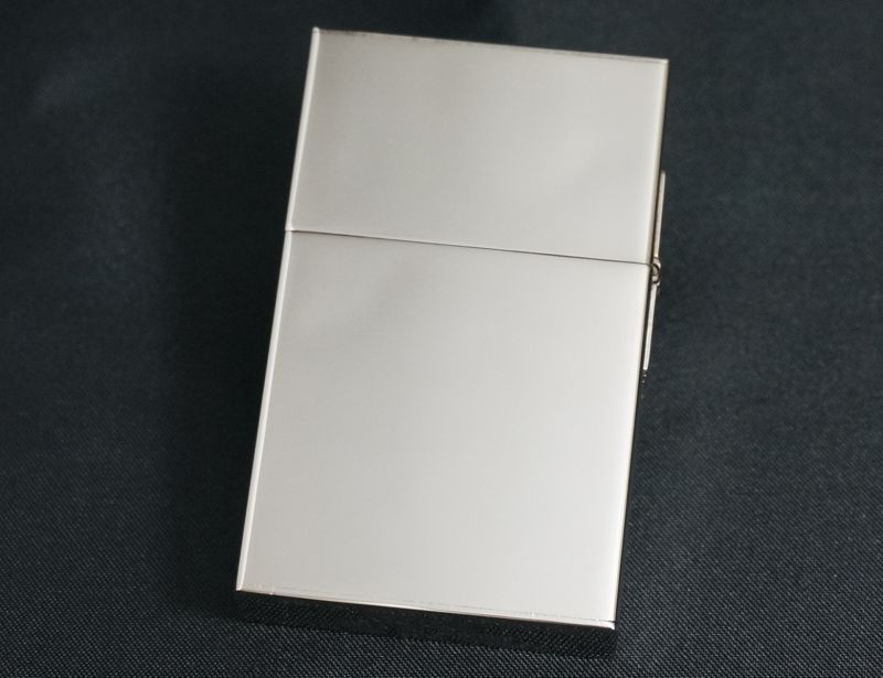 画像: zippo 1932 SECOND REPLICA プラチナメッキ無地 