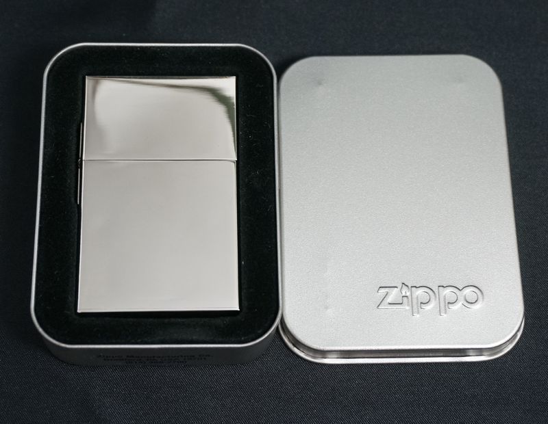 画像: zippo 1932 SECOND REPLICA プラチナメッキ無地 