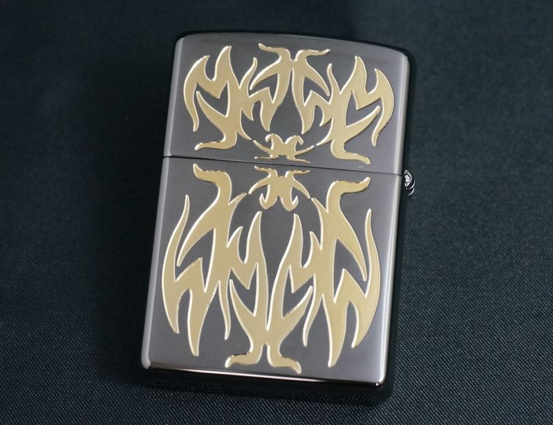 画像: zippo TATTOOデザイン BK 2005年製造