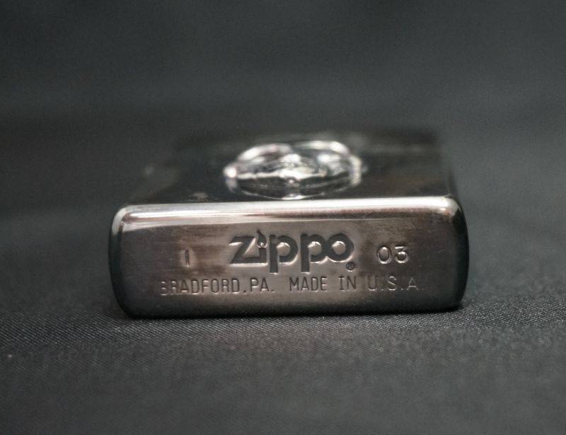 画像: zippo スカル Easy riders 2003年製造