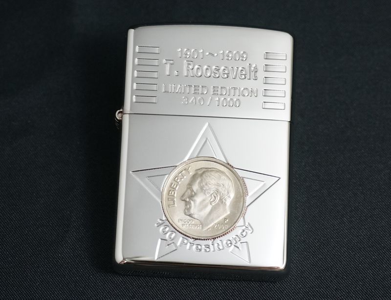 画像: zippo 第26代アメリカ大統領T.Roosevelt 就任1００周年記念モデル 