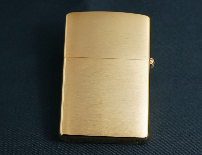 画像: zippo #204B ブラッシュ・ブラス 1996年製造