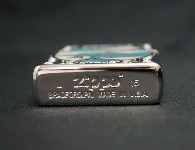 画像: zippo シェルドルフィン WH/BL 