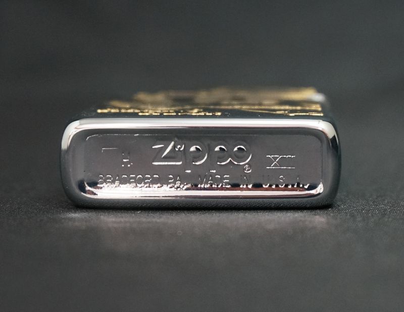 画像: zippo WINDY シルバーメッキ 金 1996年製造 