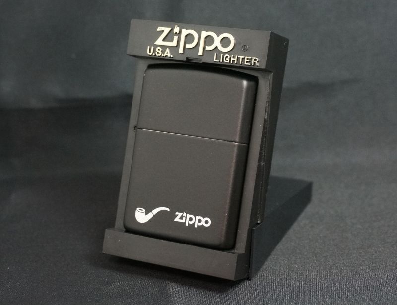 画像: zippo パイプ用 黒マット 1995年製造