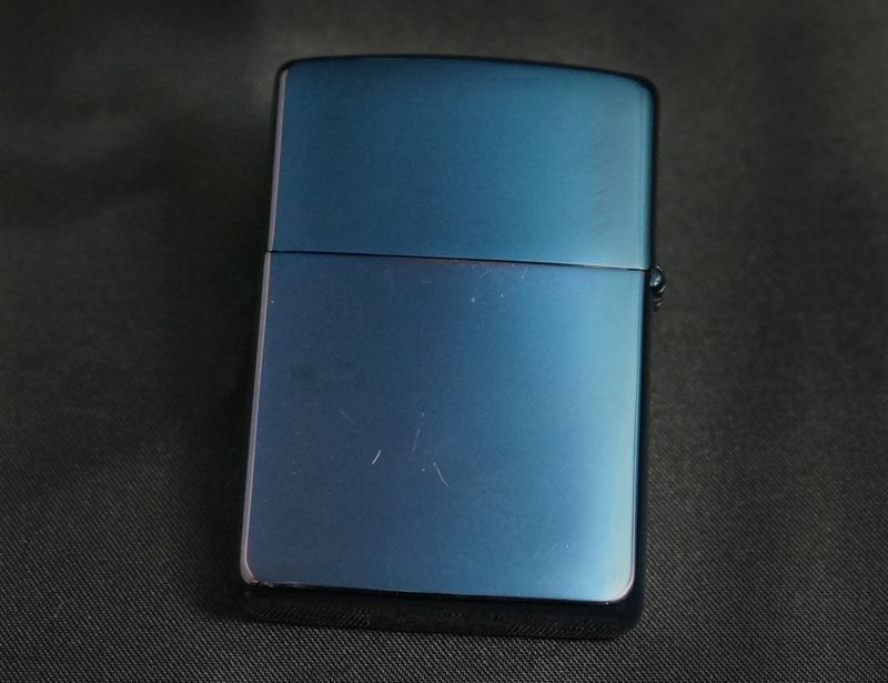 画像: zippo Peace ブルーチタン 懸賞商品 1995年製造