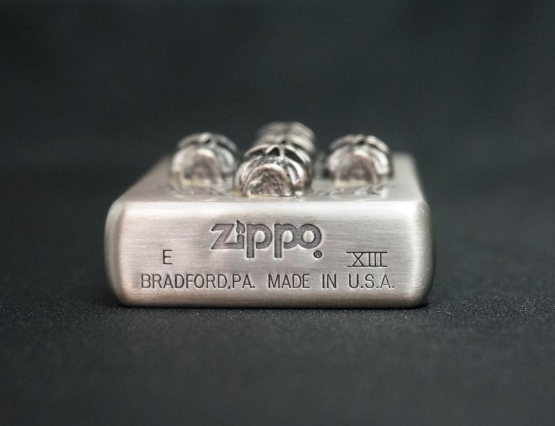 画像: zippo EASY RIDERS スカルクロス 1997年製造