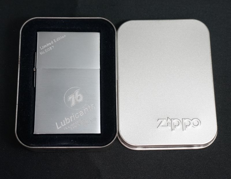 画像: zippo 1933 FIRST REPLICA Lubricants 76 斜め柄