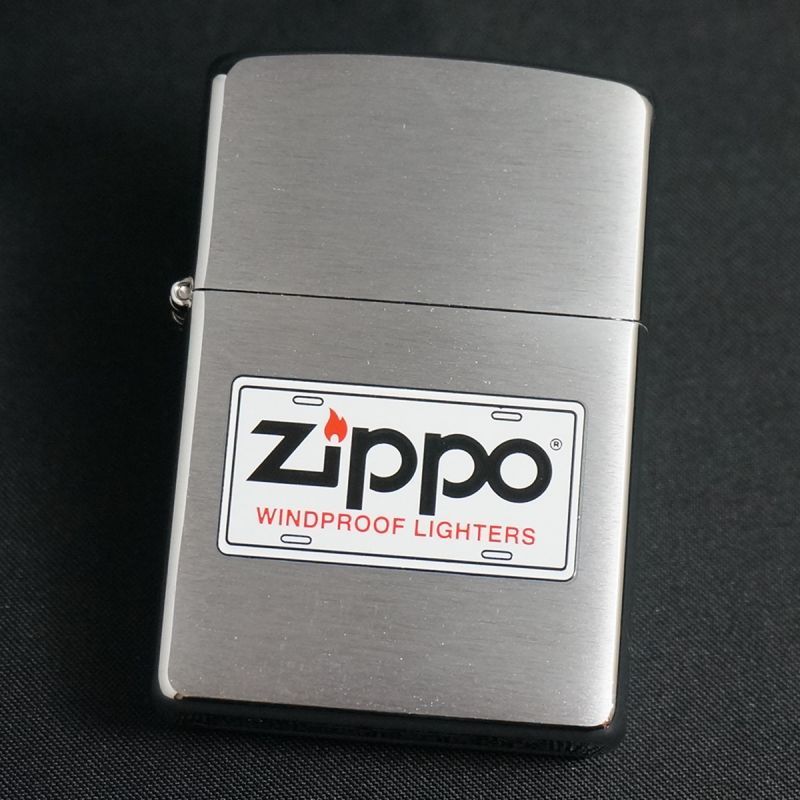 画像1: zippo プレート柄プリント #200