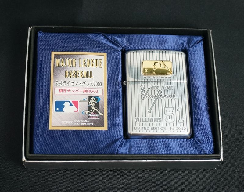 画像: zippo MAJOR LEAGUE BASEBALL Yankees「WILLIAMS」