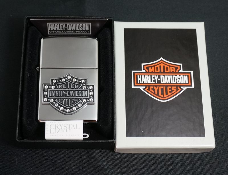 画像: zippo HARLEY-DAVIDSON スワロフスキー #250