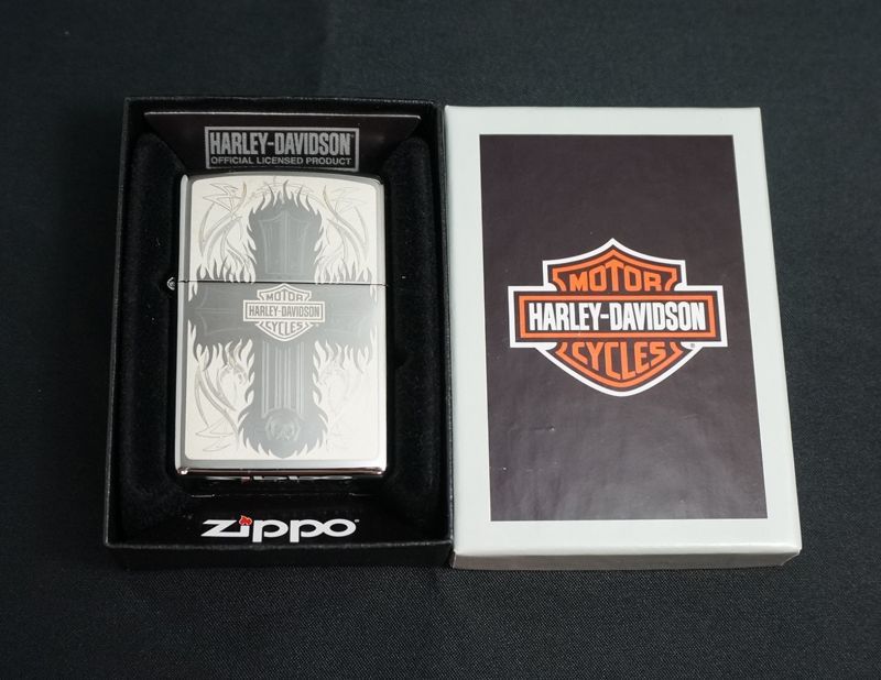 画像: zippo HARLEY-DAVIDSON クロス #250