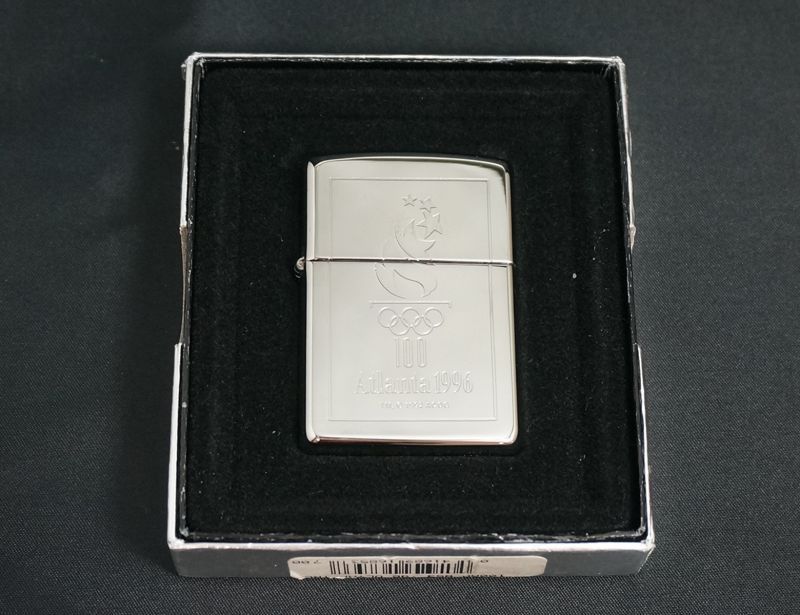 画像: zippo アトランタオリンピック SILVER PLATE 1996年製造