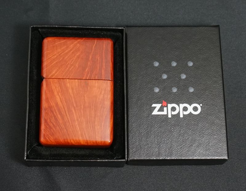画像: zippo フラットトップ 木巻き 2000年製造