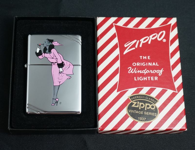 画像: zippo WINDY ピンク #260 2001年製造 