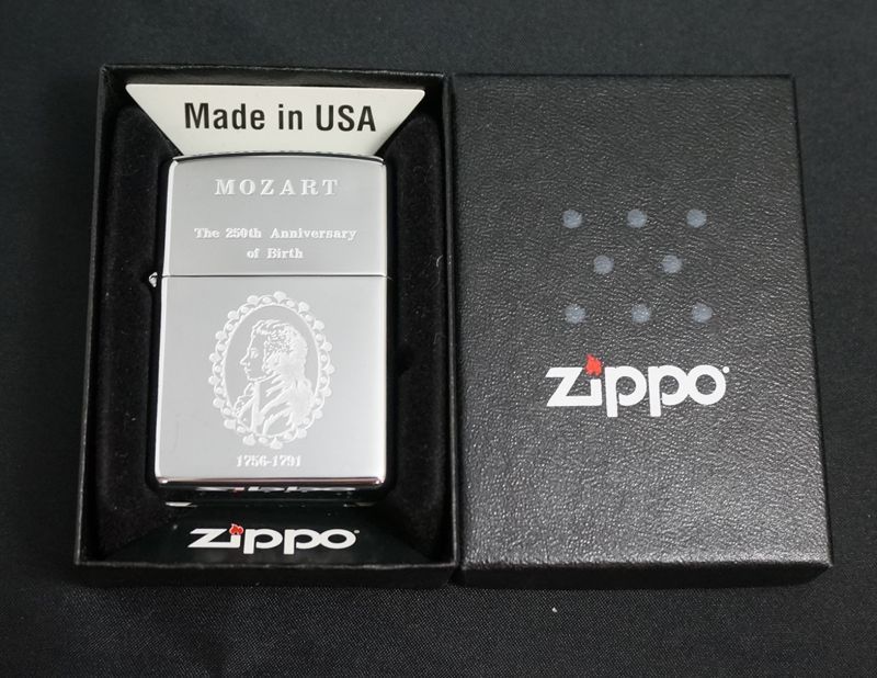 画像: zippo MOZART（モーツァルト）生誕250周年記念 SV 2006年製造