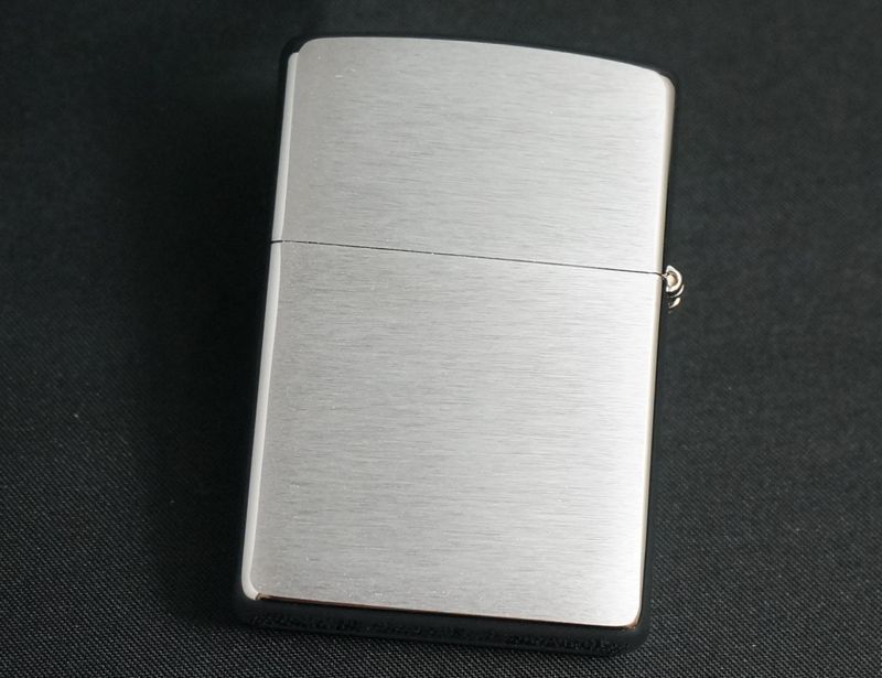 画像: zippo プレート柄 白 黒文字 #200 2003年製造