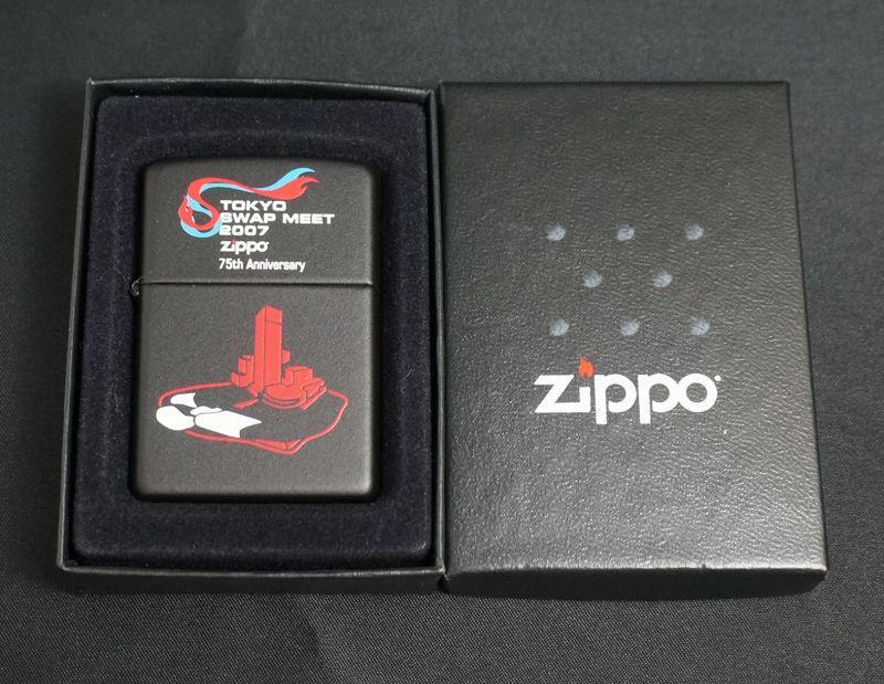 画像: zippo 2007年 TOKYO SWAP MEET 黒マット 