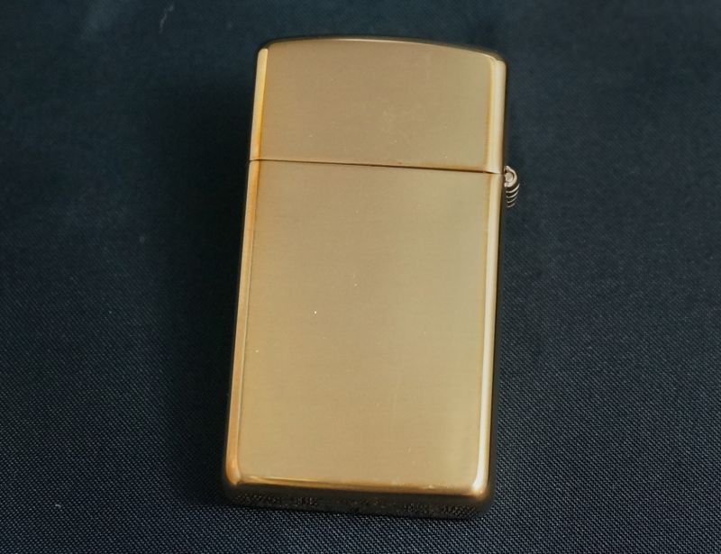 画像: zippo #1654 SOLID BRASS ハイポリッシュ・ブラス 文字