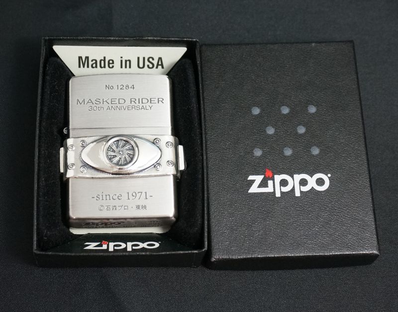 画像: zippo 仮面ライダー MASKED RIDER 30th ベルトメタル 箱なし