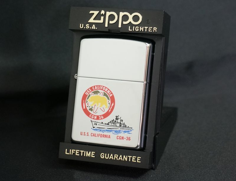 画像: zippo USS CALIFORNIA CGN-36 1994年製造