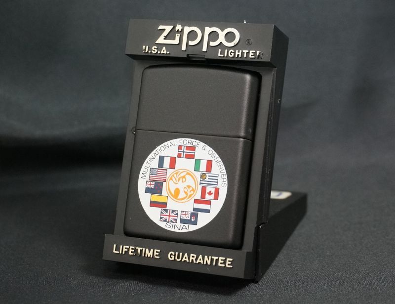 画像: zippo MULTINATIONAL FORCE＆OBSERVERS（MFO)  SINAI 1990年代製造