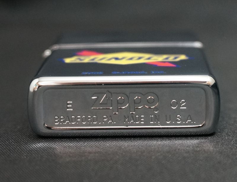 画像: zippo SUNOCO　OIL　ロゴ　＃250　2002年製造