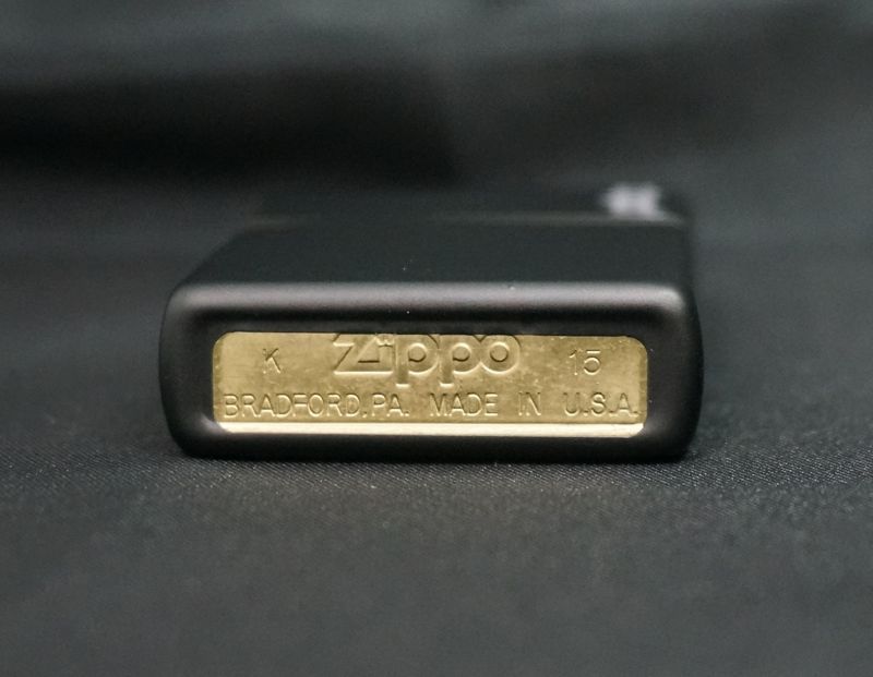 画像: zippo マットカラー 黒 Black Matte 218ZL