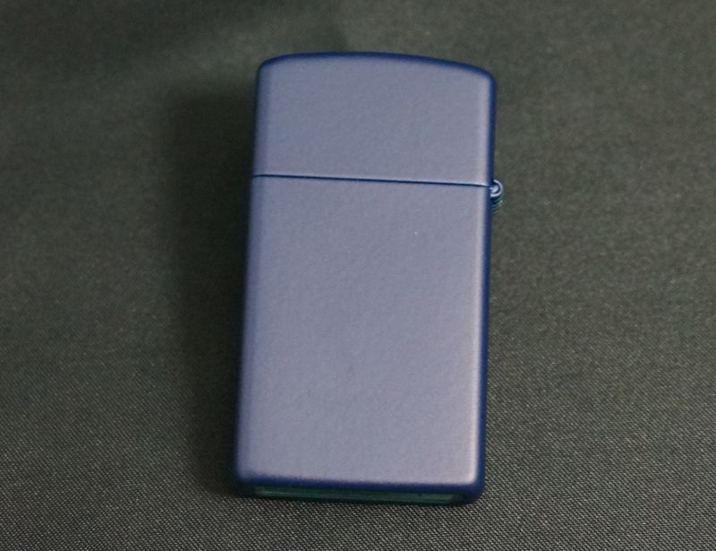 画像: zippo マットカラー ネイビー navy Matte スリム 1639ZL