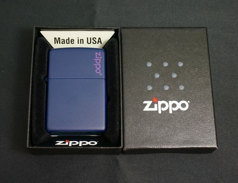 画像: zippo マットカラー ネイビー navy Matte 239ZL