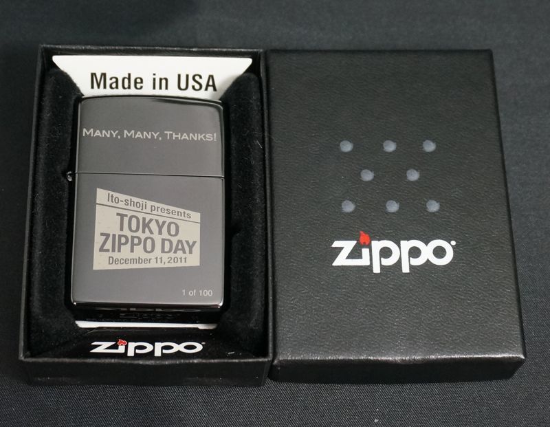 画像: zippo TOKYO ZIPPO DAY 100限定商品　Ｎ８チタン