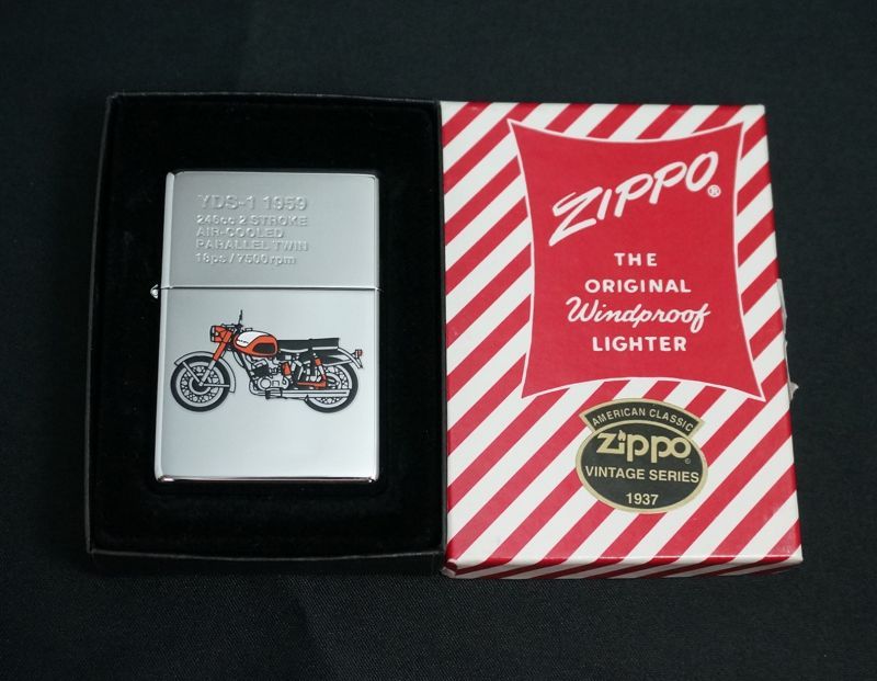 画像: zippo YAMAHA YDS-1 Wフェイス 1999年製造