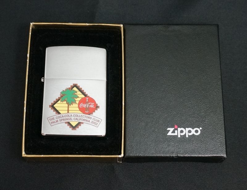 画像: zippo Coca-Cola ヤシの木 2002年製造