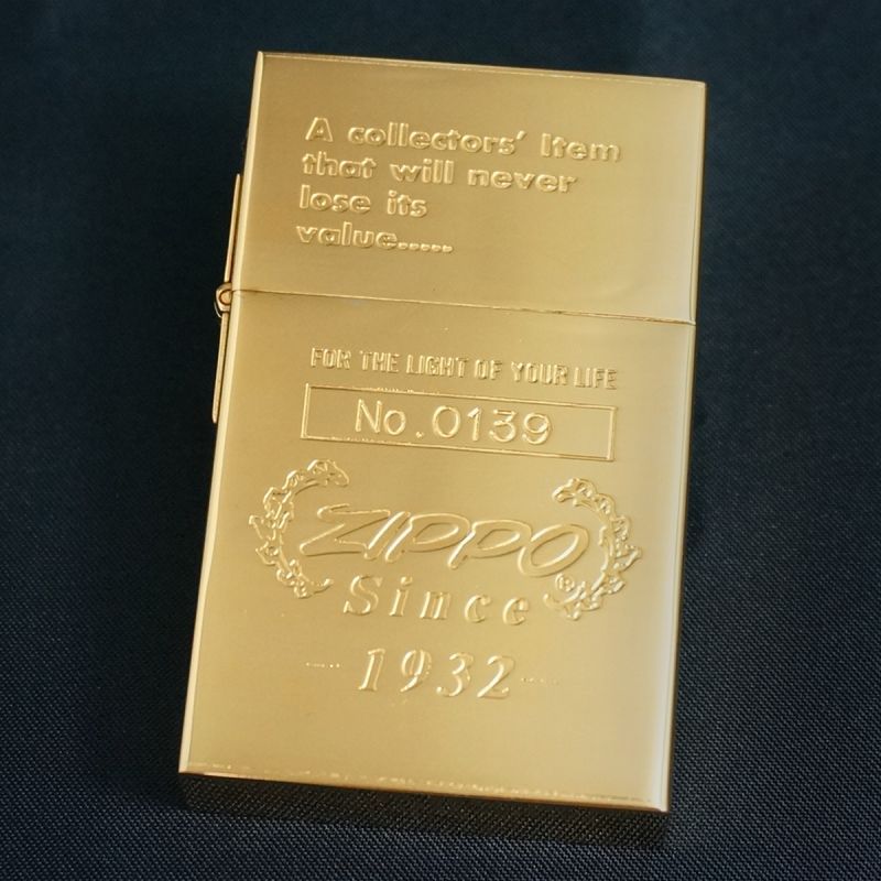 画像: zippo 1932 FIRST REPLICA GOLD 1000個限定 A