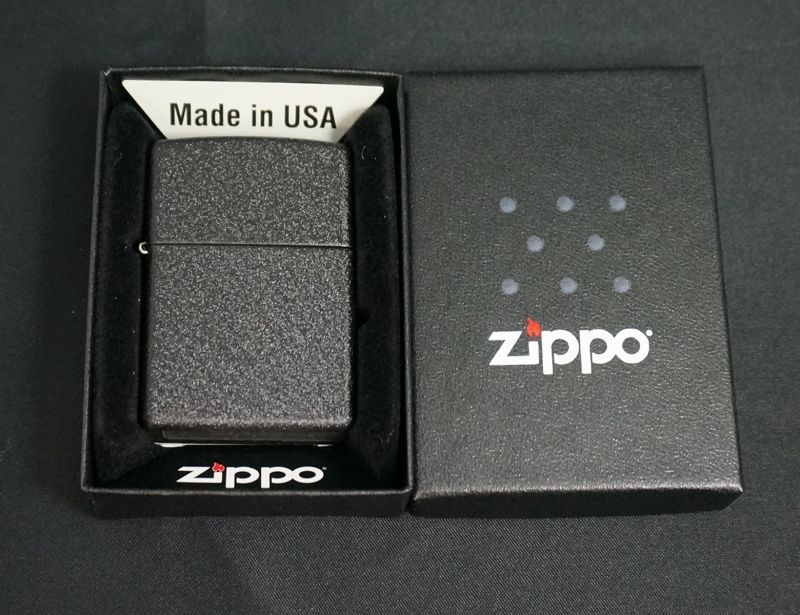 画像: zippo ブラッククラックル