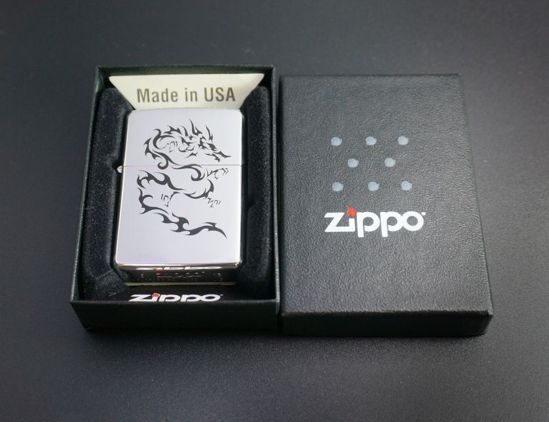 画像: zippo DRAGON SP BK