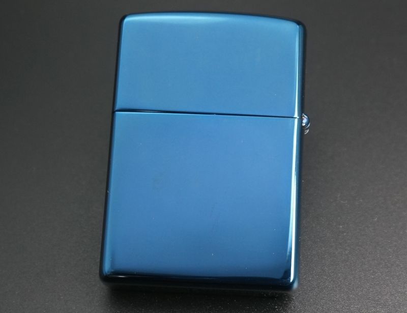 画像: zippo WINDY ブルーチタン シェル 2001年製造