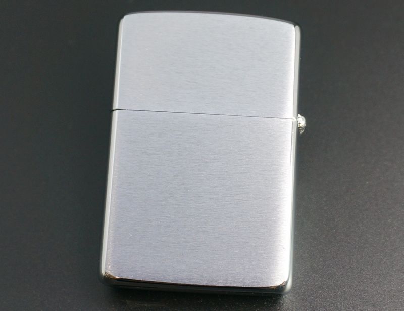 画像: zippo #200 ブラッシュ・クローム 1988年製造