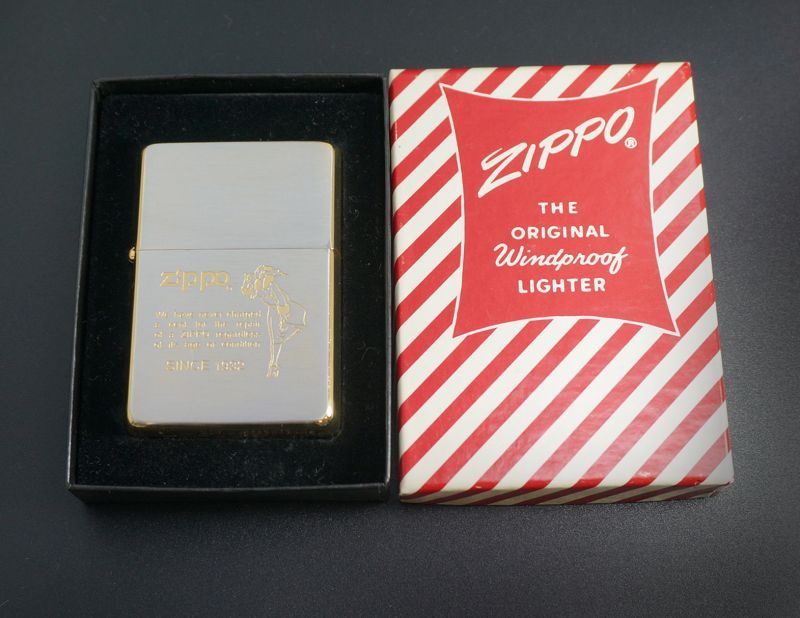 画像: zippo WINDY フラットトップ SG 1995年製造