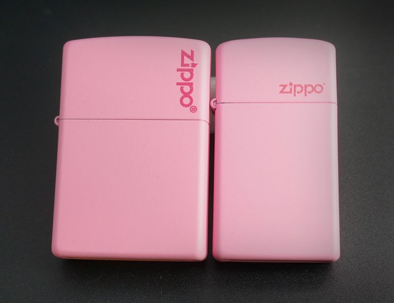 画像: zippo マットカラー ピンク ペア