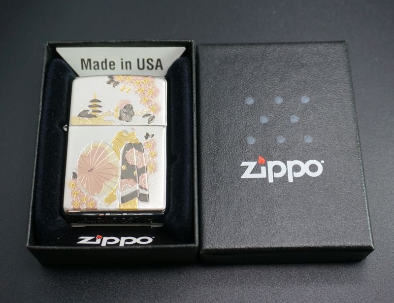 画像: zippo 和板 電鋳 舞妓