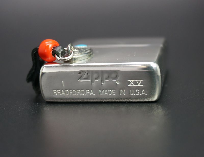 画像: zippo ターコイズ風チャーム　1999年製造