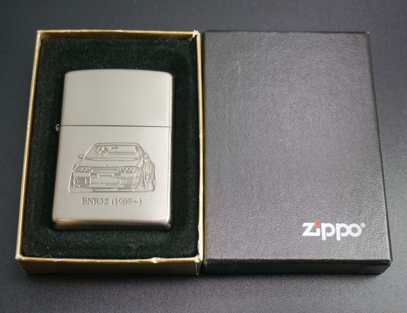 画像: zippo Skyline GT-R BNR32 エッチング 2000年製造