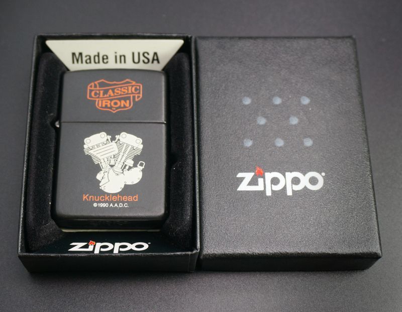 画像: zippo CLASSIC IRON バイク