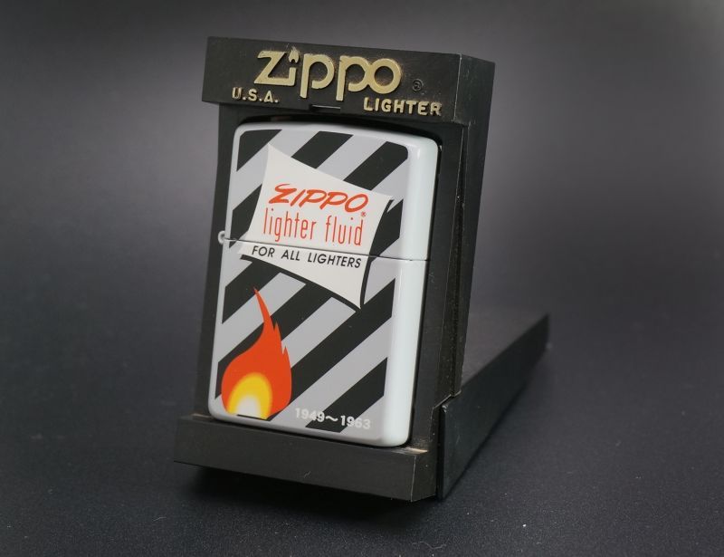 画像: zippo オイル缶柄 （1949〜1963年） 2003年製造