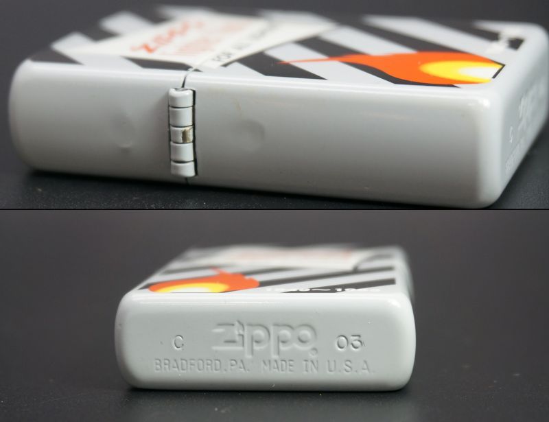 画像: zippo オイル缶柄 （1949〜1963年） 2003年製造