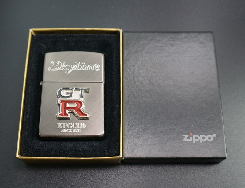 画像: zippo Skyline GT-R KPGC110 ガンメタル 1995年製造 キズあり