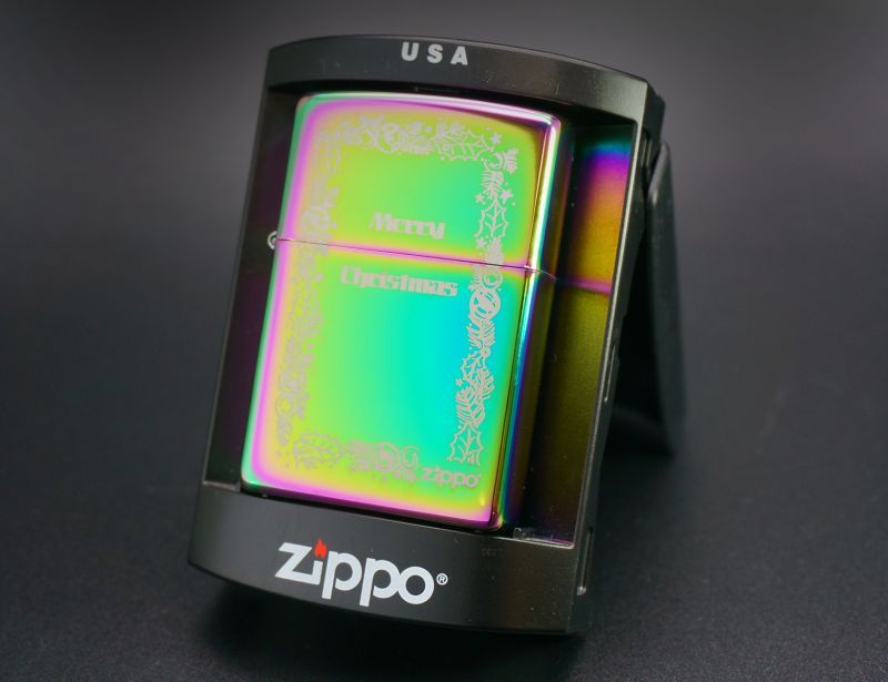 画像: zippo クリスマス スペクトラム 2004年製造