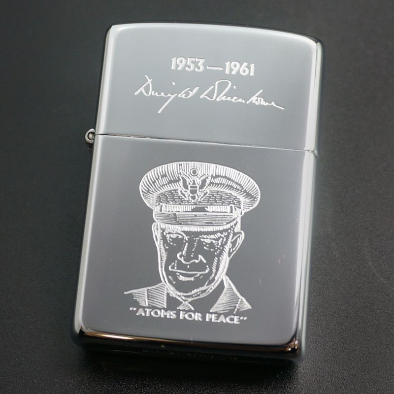 画像1: zippo アメリカ34代大統領アイゼンハワー 1989年製造