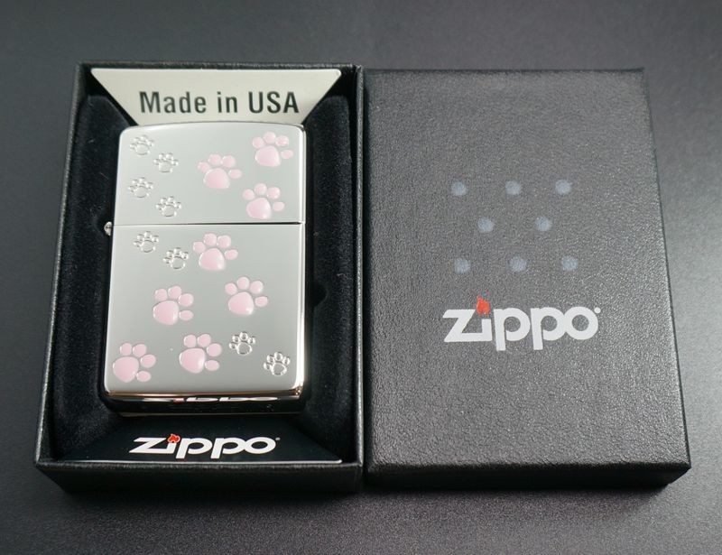 画像: zippo フットプリントキャット2　SV